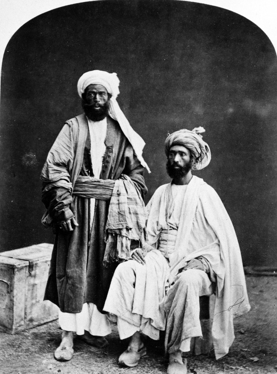 Afghánští obchodníci, c.1860-70s od British Photographer