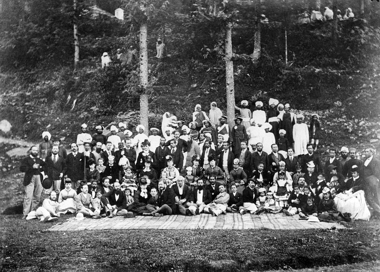 Ministerstvo zahraničí Pic Nic, 1871 od British Photographer