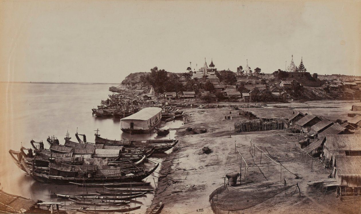 Vesnice na řece Irrawaddy od British Photographer