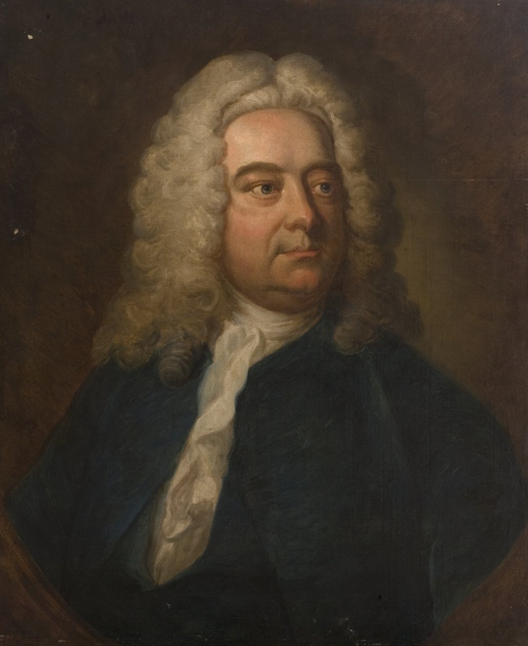 Portrét muže v modrém (možná reverend G. Greenway), počátek 18. století od British School