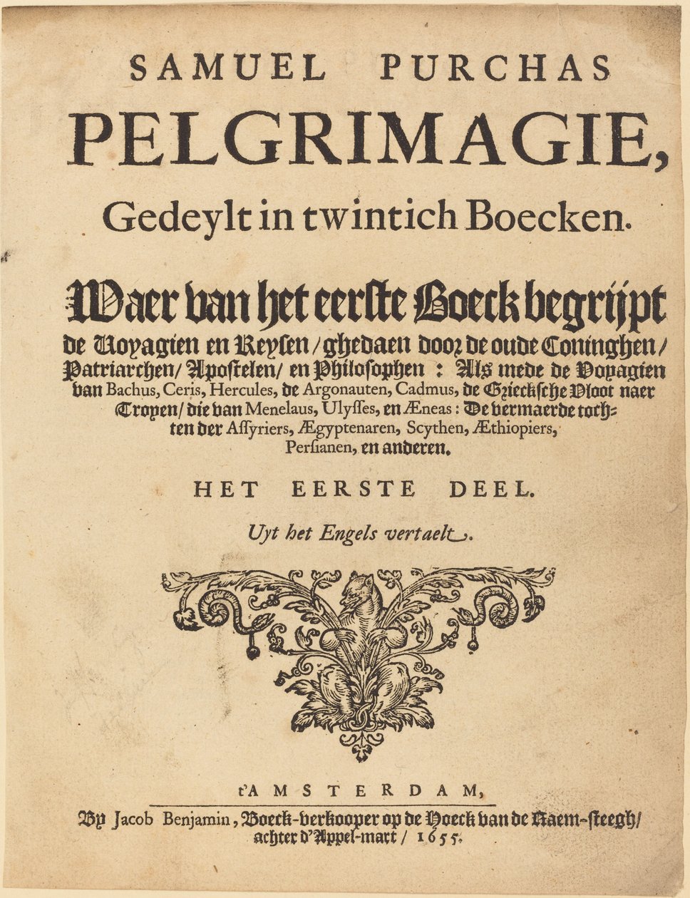 Titulní strana od British 17th Century