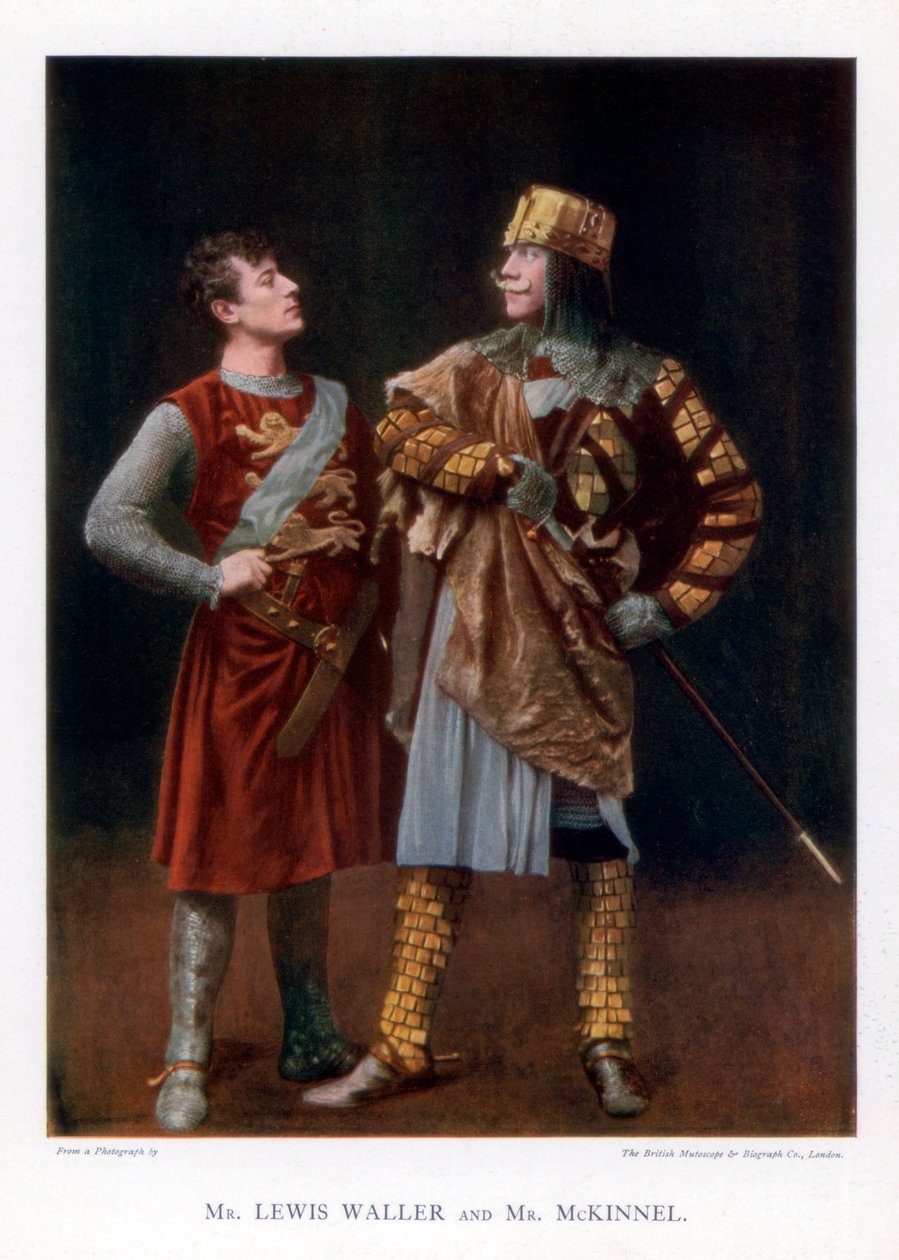 Lewis Waller a pan McKinnel , angličtí herci, 1901. od British Mutoscope