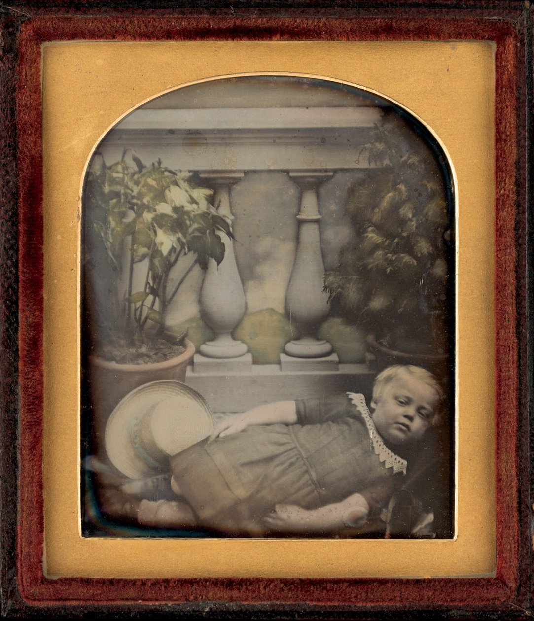 Portrét dítěte, cca. 1850 (foto) od British Photographer