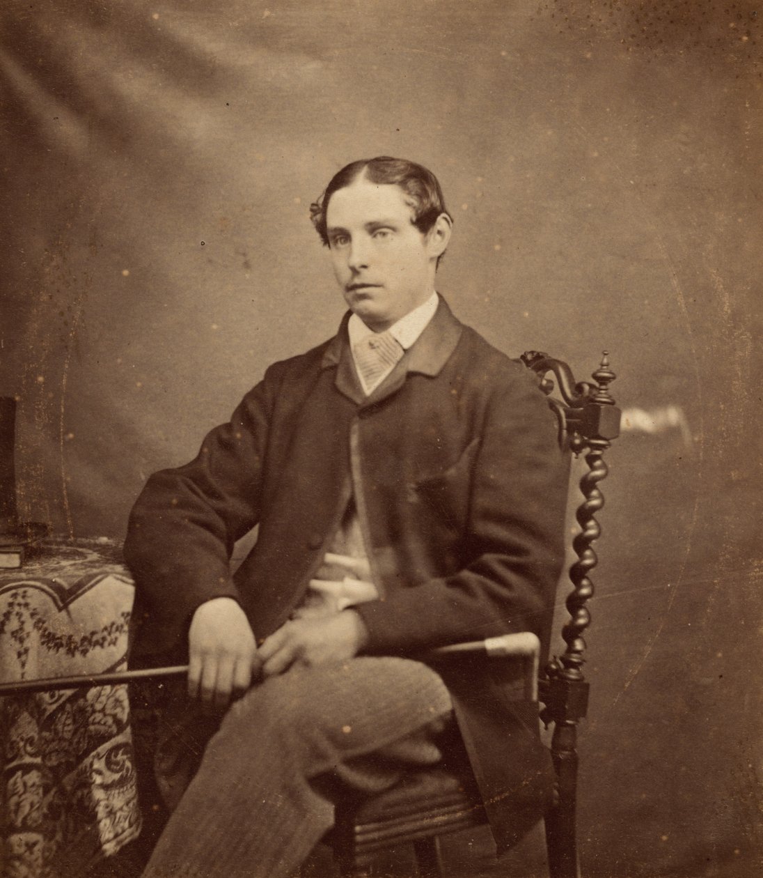 Portrét muže, c. 1855 (foto) od British Photographer