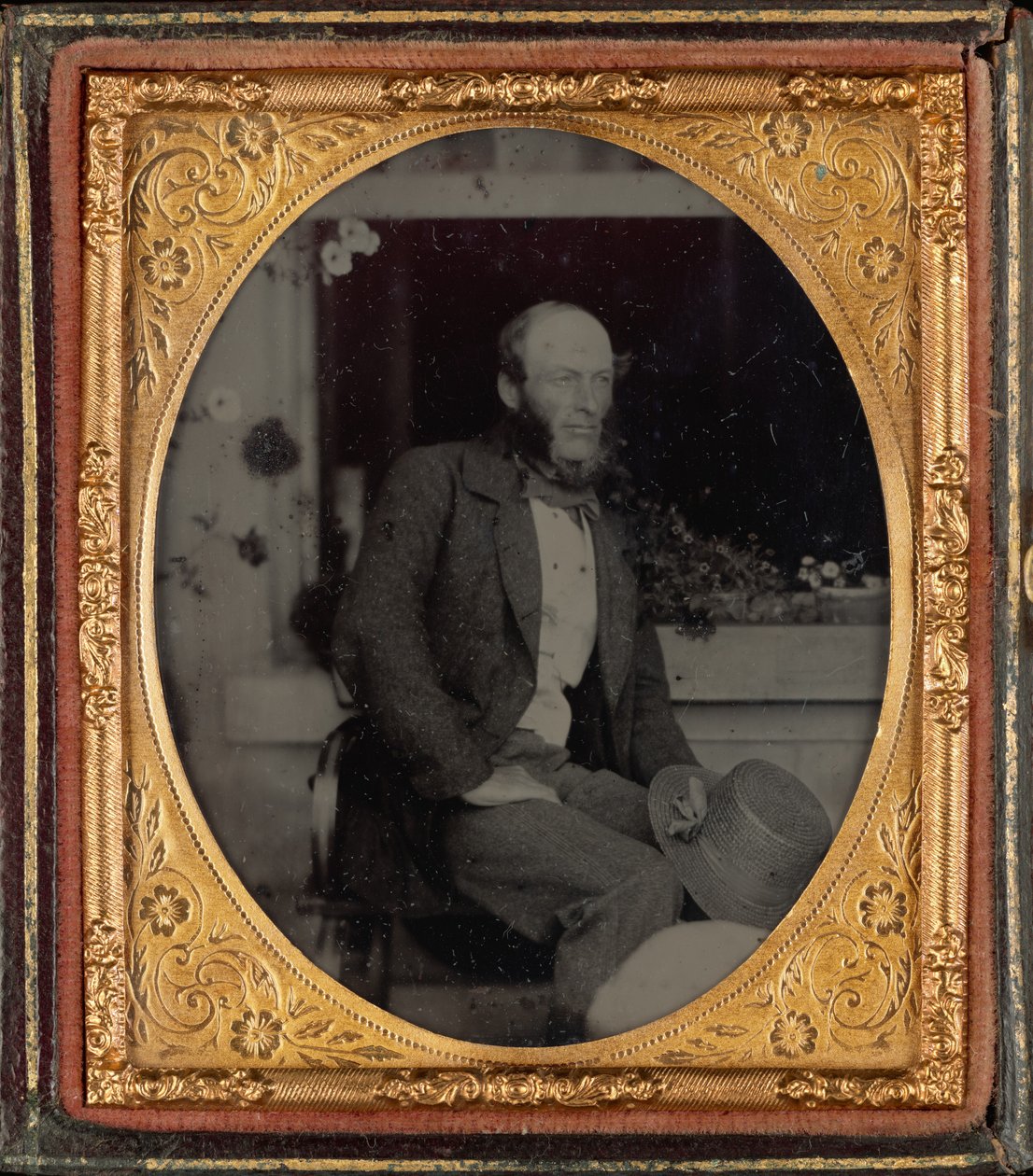 Portrét muže, c. 1860 (foto) od British Photographer