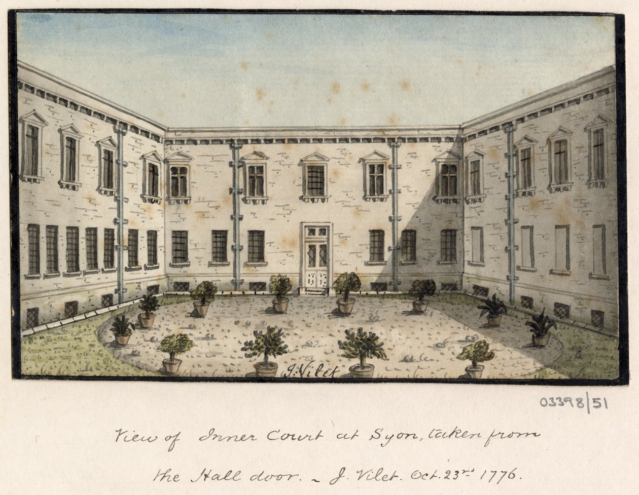 Série skic, pohledy ve Velké Británii, kontinentu a Americe 1772-1778 (akvarel) od British School