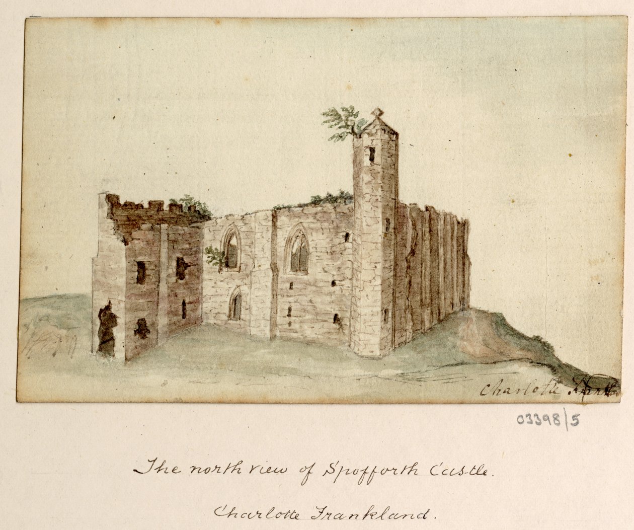 Série skic, pohledy ve Velké Británii, kontinentu a Americe 1772-1778 (akvarel) od British School