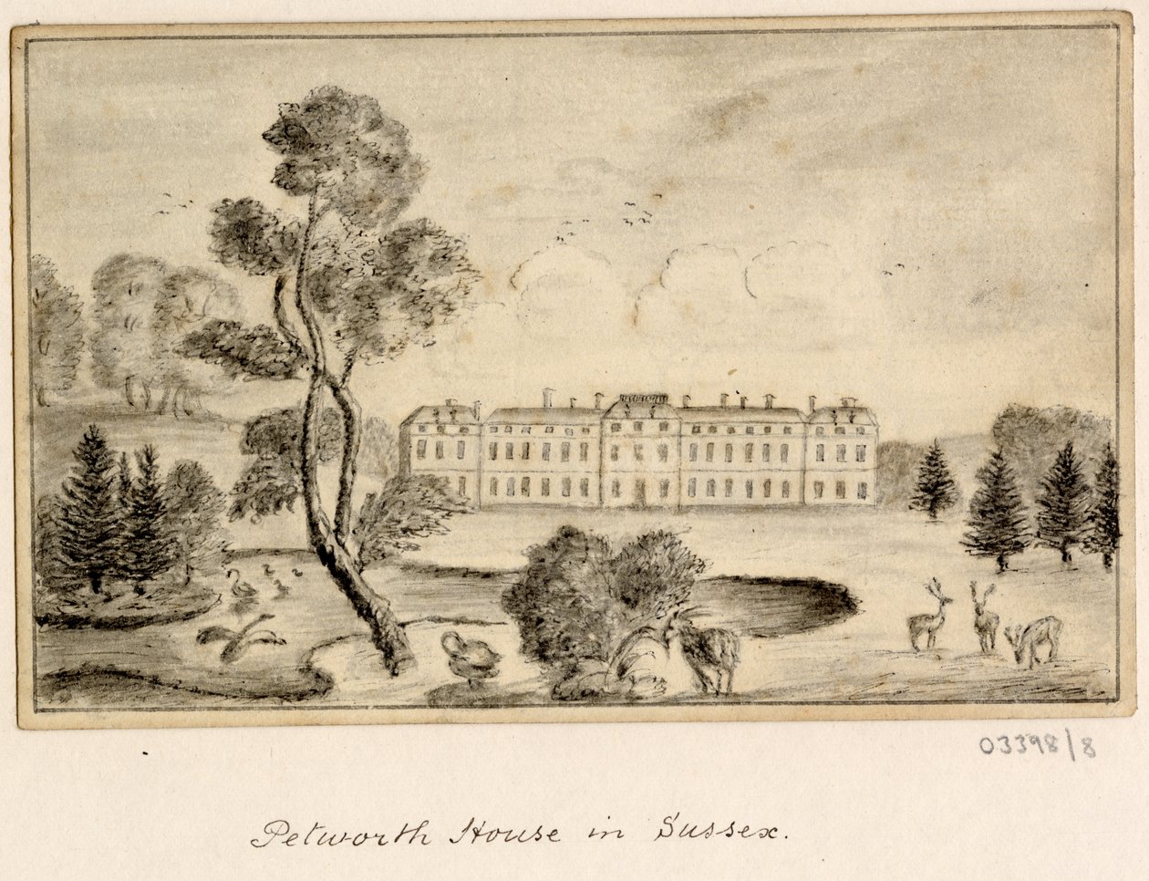 Série náčrtů, pohledy ve Velké Británii, kontinentu a Americe 1772-1778 (kresba) od British School