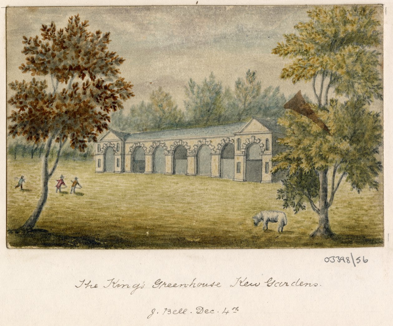 Série skic, pohledy ve Velké Británii, kontinentu a Americe 1772-1778 (akvarel) od British School