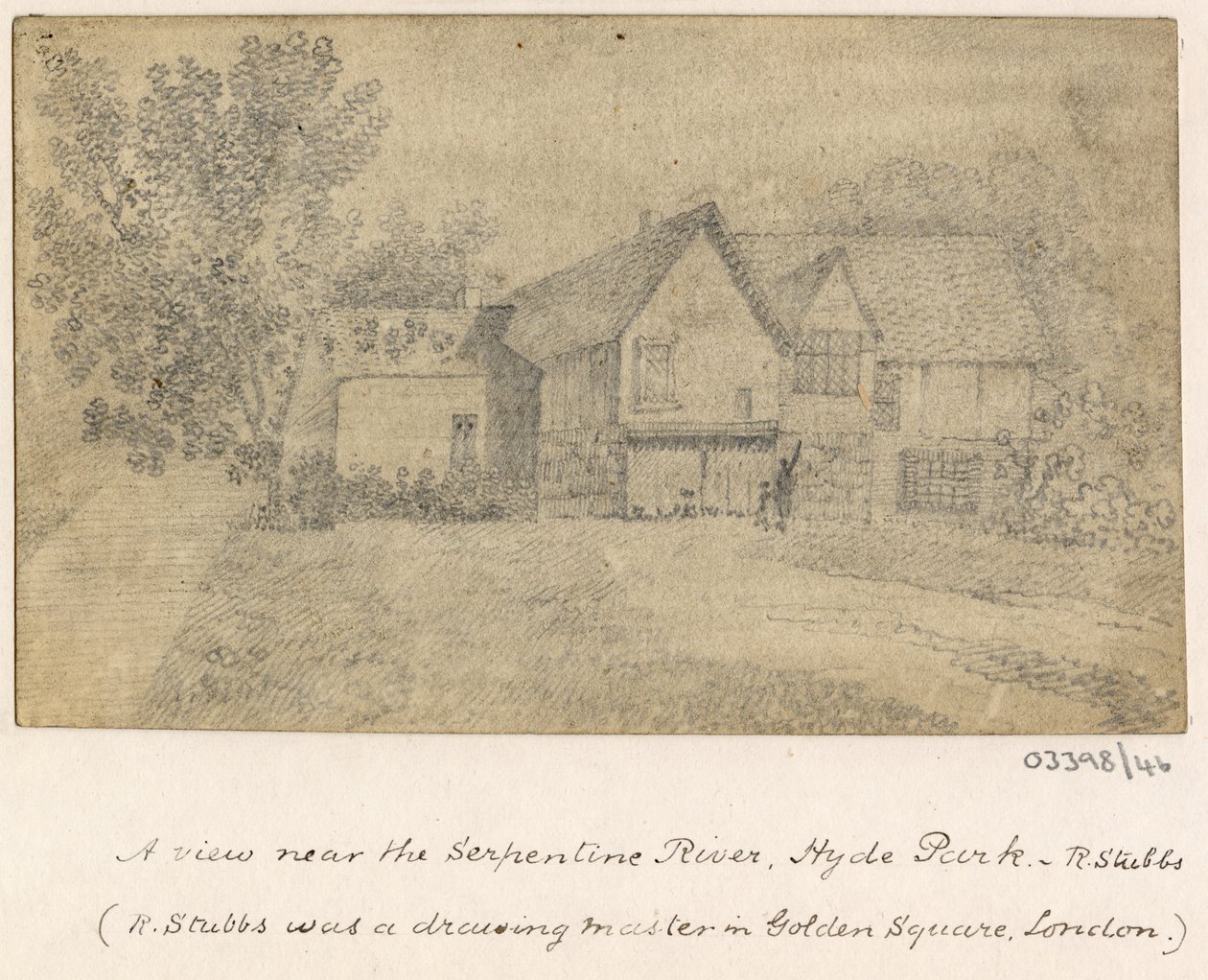 Série skic, pohledy ve Velké Británii, kontinentu a Americe 1772-1778 (akvarel) od British School