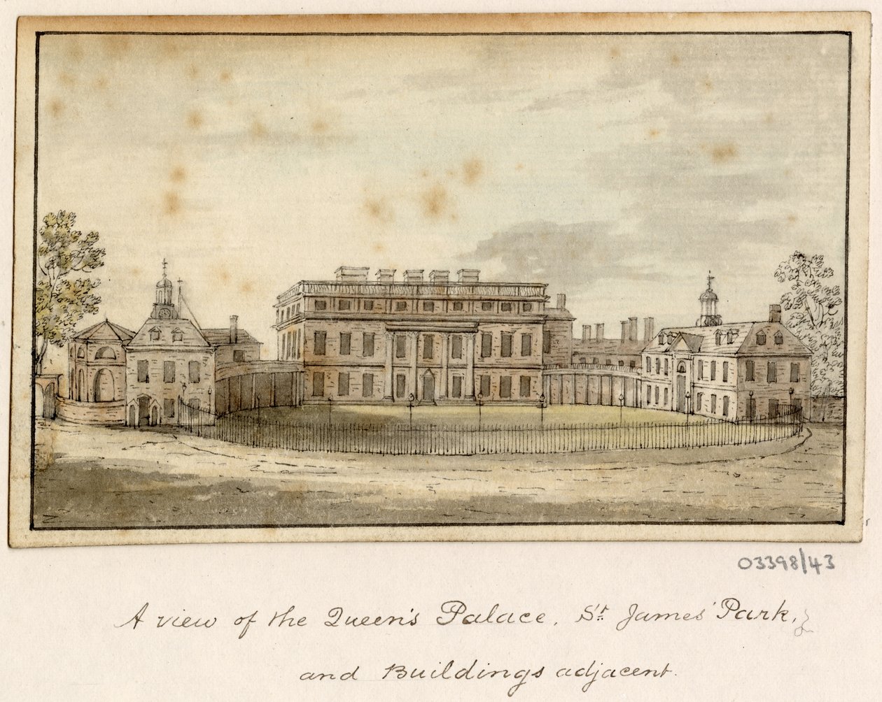 Série skic, pohledy ve Velké Británii, kontinentu a Americe 1772-1778 (akvarel) od British School