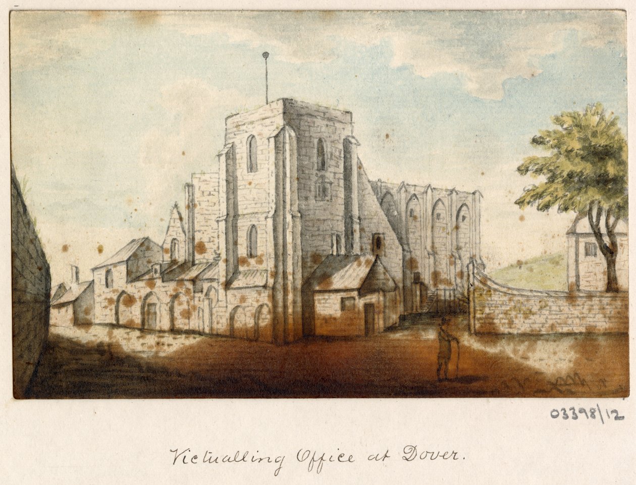 Série skic, pohledy ve Velké Británii, kontinentu a Americe 1772-1778 (akvarel) od British School