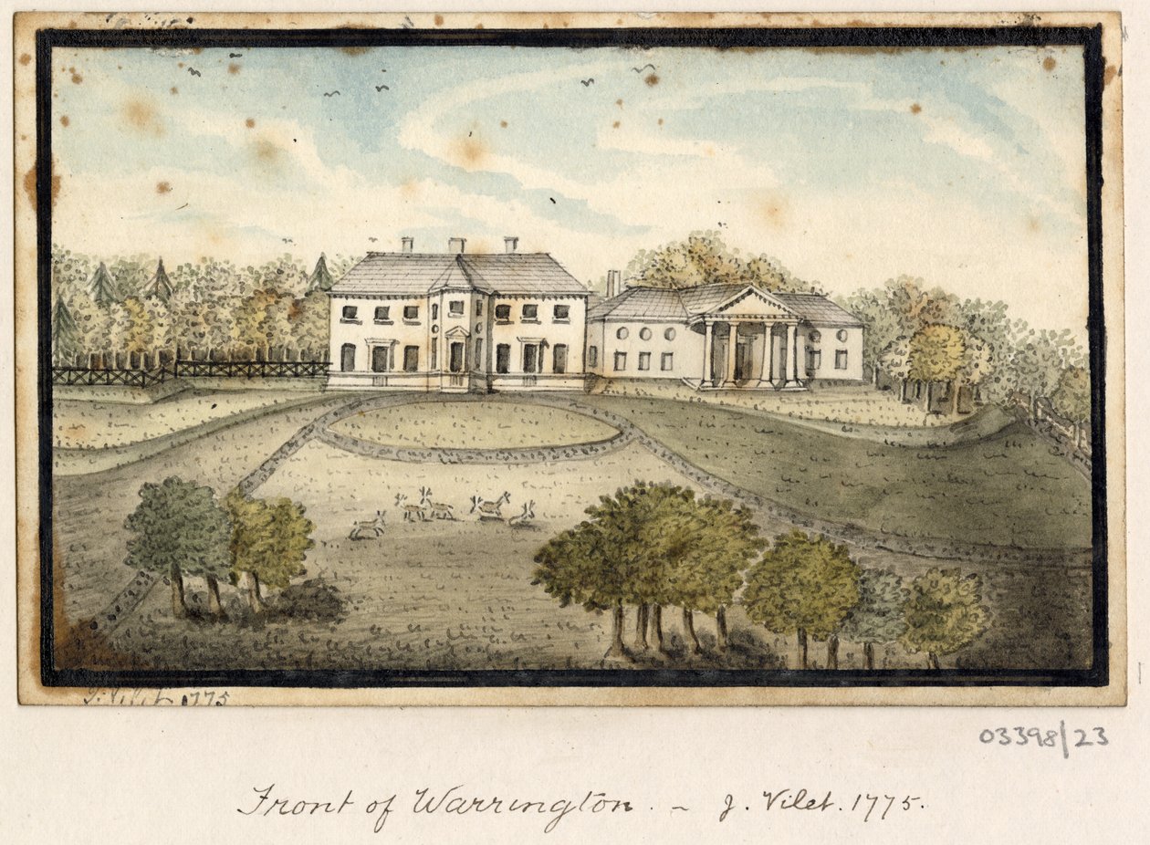 Série skic, pohledy ve Velké Británii, kontinentu a Americe 1772-1778 (akvarel) od British School