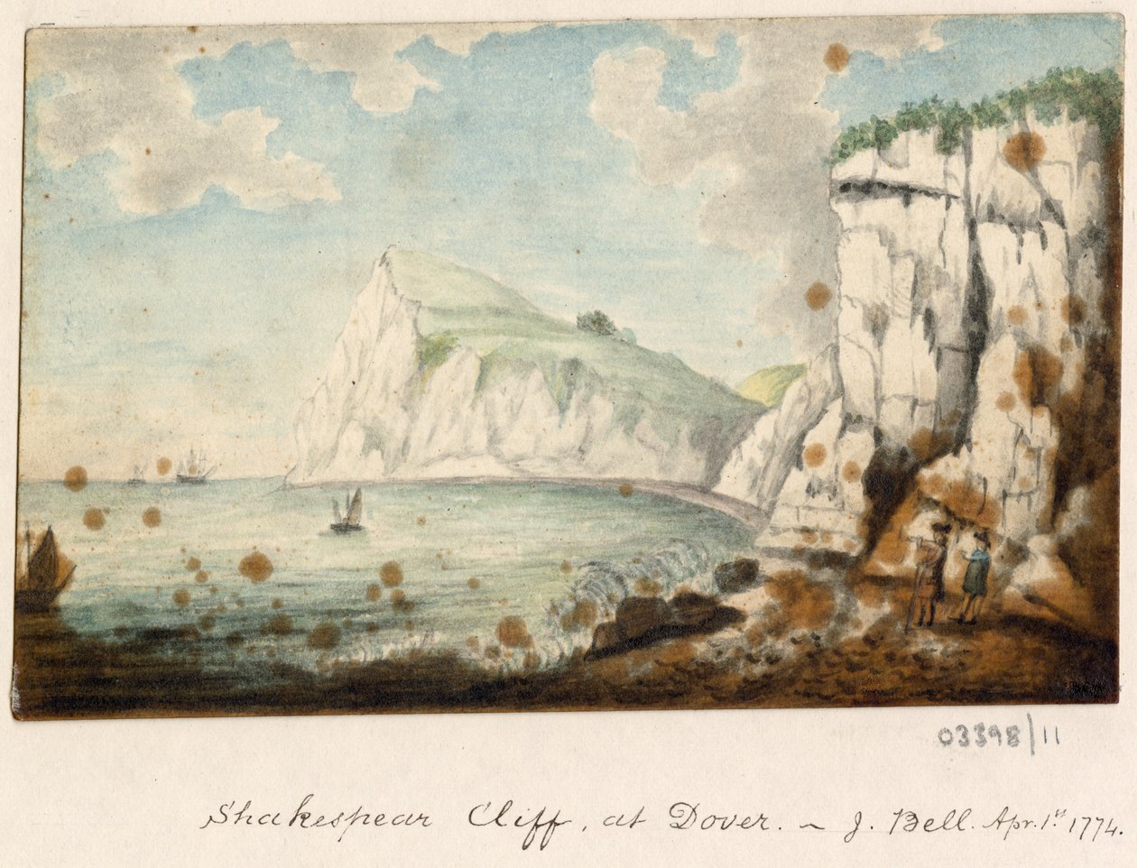 Série skic, pohledy ve Velké Británii, kontinentu a Americe 1772-1778 (akvarel) od British School