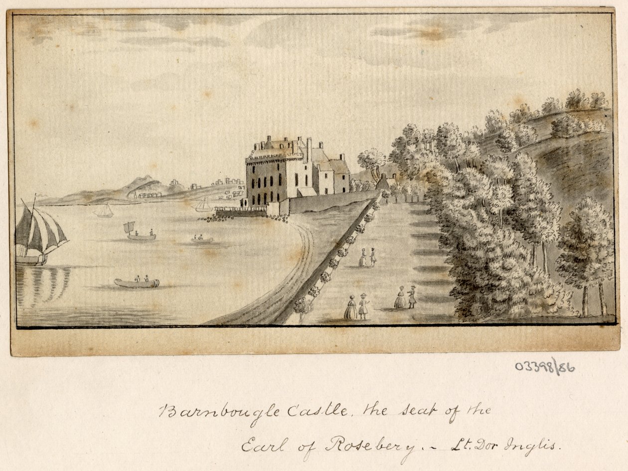 Série skic, pohledy ve Velké Británii, kontinentu a Americe 1772-1778 (akvarel) od British School
