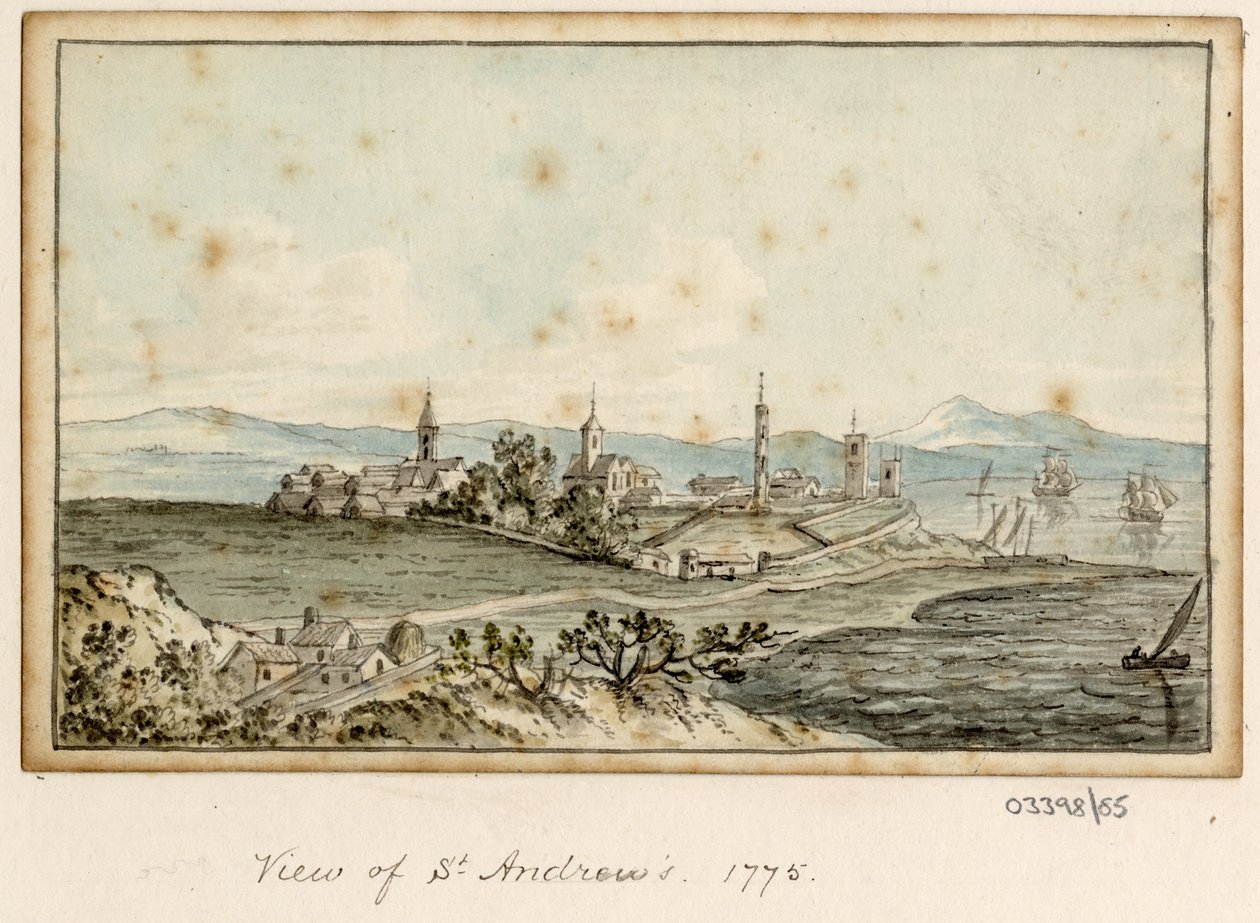 Série skic, pohledy ve Velké Británii, kontinentu a Americe 1772-1778 (akvarel) od British School