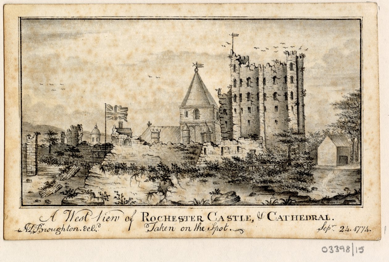 Série skic, pohledy ve Velké Británii, kontinentu a Americe 1772-1778 (akvarel) od British School
