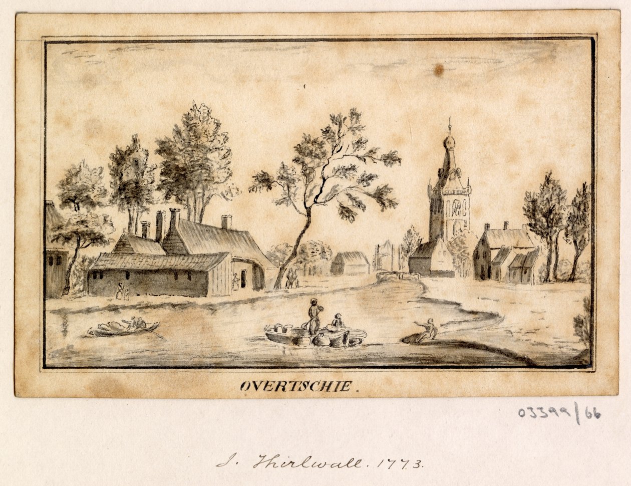 Série náčrtů, pohledy ve Velké Británii, kontinentu a Americe 1772-1778 (kresba) od British School