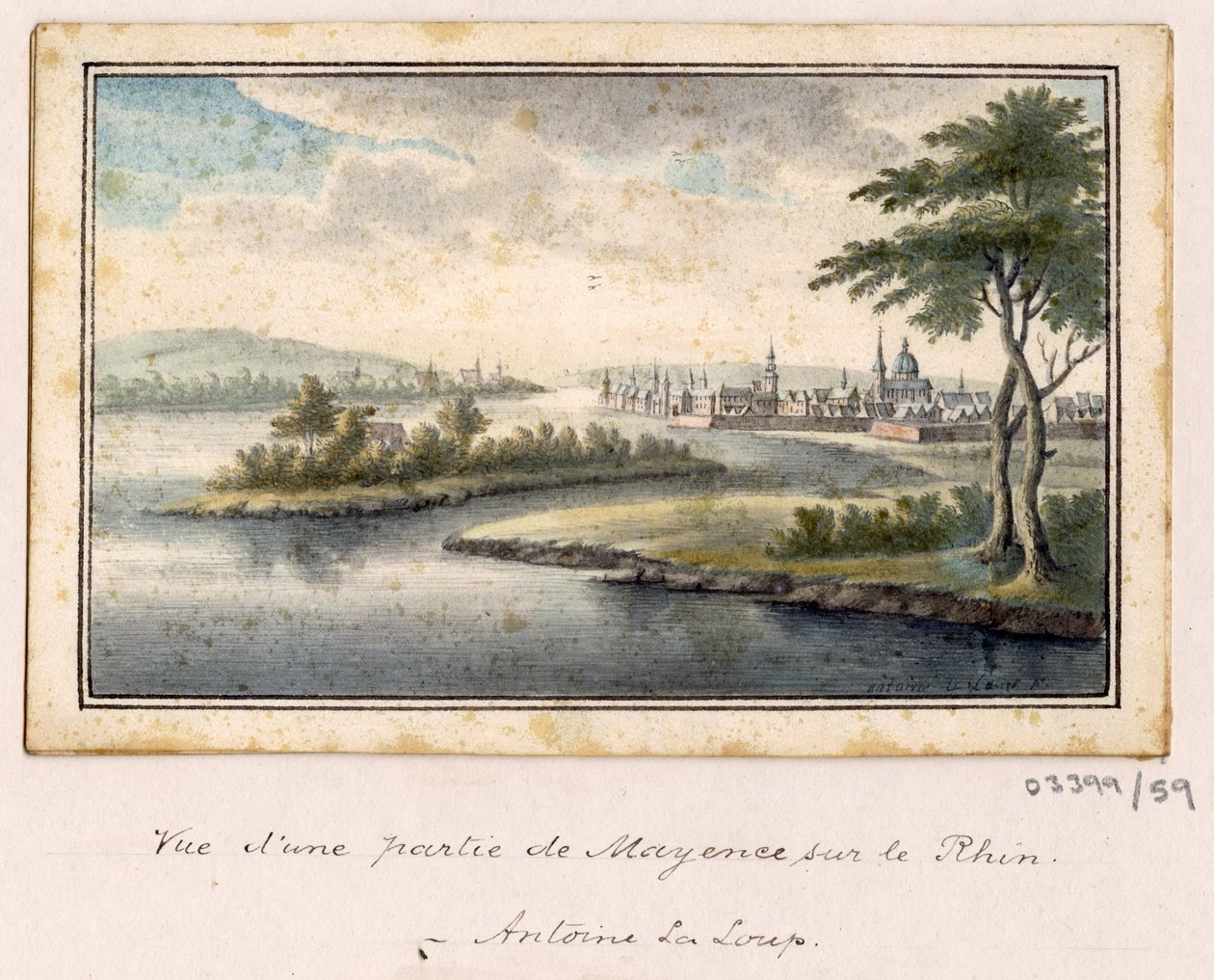 Série skic, pohledy ve Velké Británii, kontinentu a Americe 1772-1778 (akvarel) od British School
