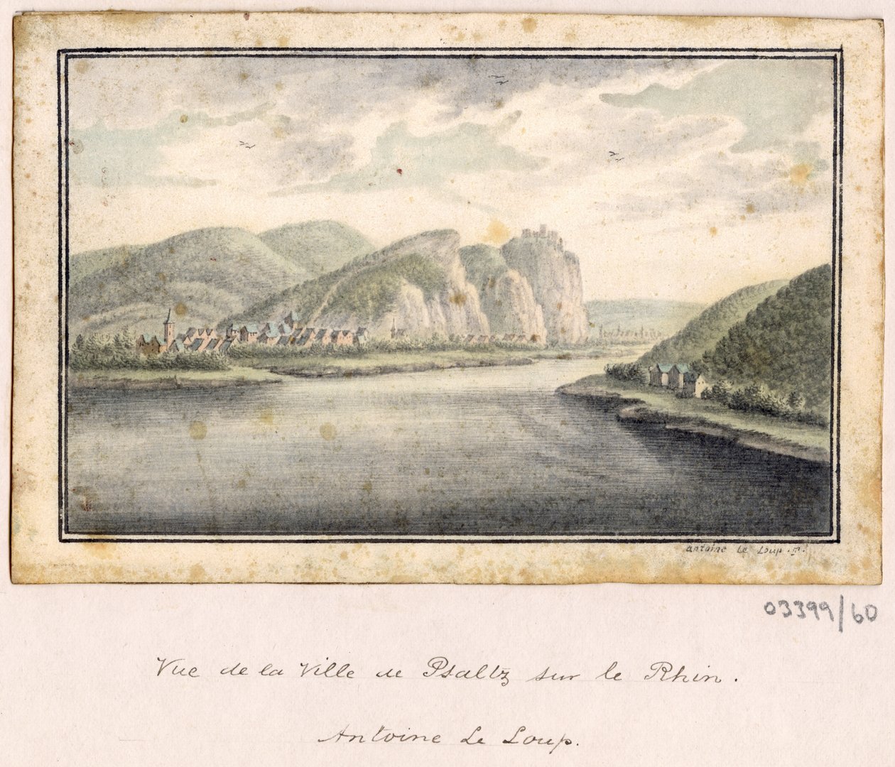 Série skic, pohledy ve Velké Británii, kontinentu a Americe 1772-1778 (akvarel) od British School