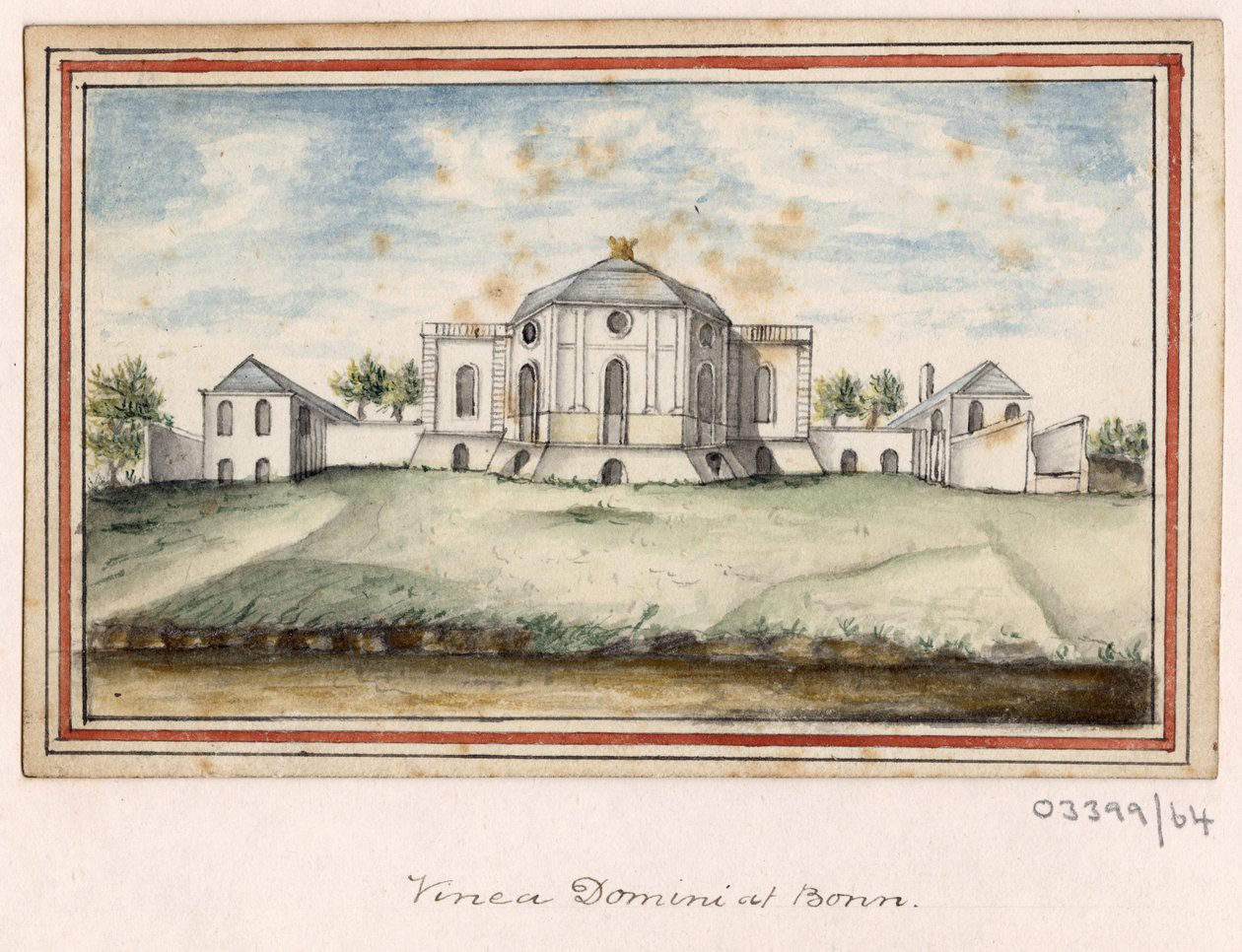 Série skic, pohledy ve Velké Británii, kontinentu a Americe 1772-1778 (akvarel) od British School