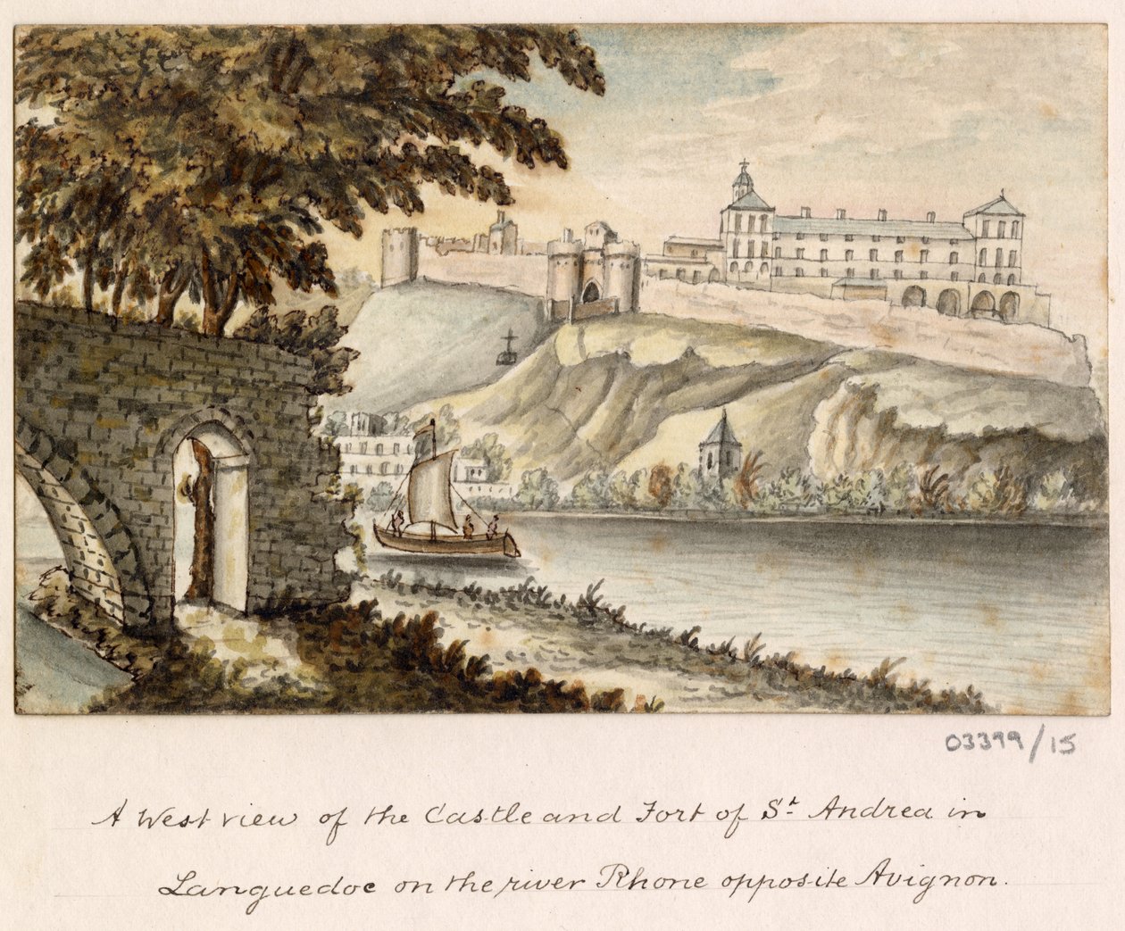 Série skic, pohledy ve Velké Británii, kontinentu a Americe 1772-1778 (akvarel) od British School