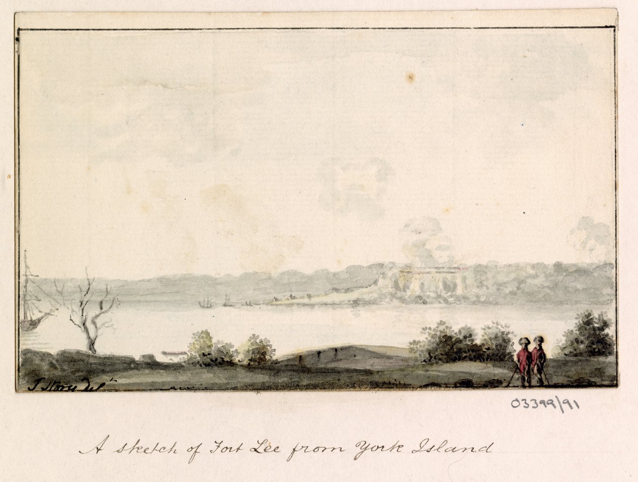 Série skic, pohledy ve Velké Británii, kontinentu a Americe 1772-1778 (akvarel) od British School