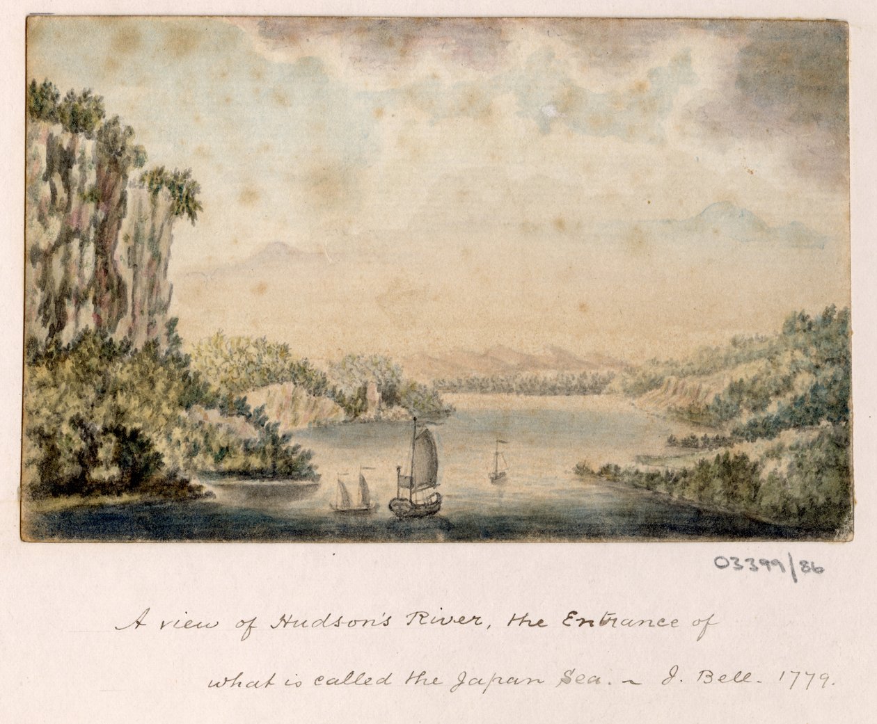 Série skic, pohledy ve Velké Británii, kontinentu a Americe 1772-1778 (akvarel) od British School