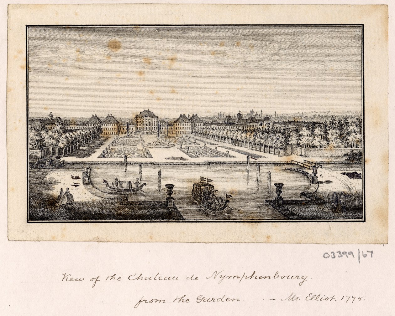 Sarja luonnoksia, näkymiä Isossa-Britanniassa, mantereella ja Amerikassa 1772-1778 (piirustus) od British School