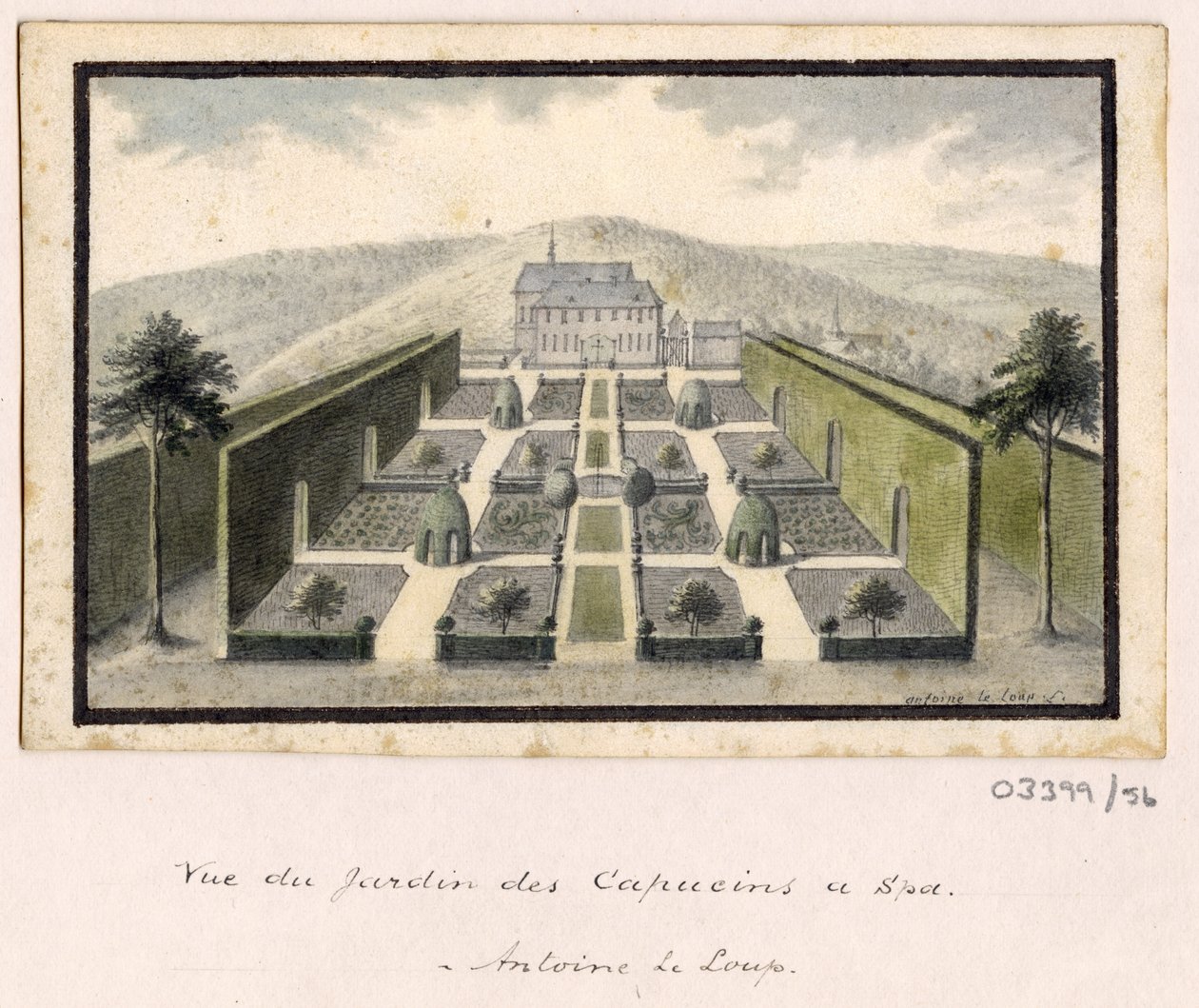 Série skic, pohledy ve Velké Británii, kontinentu a Americe 1772-1778 (akvarel) od British School