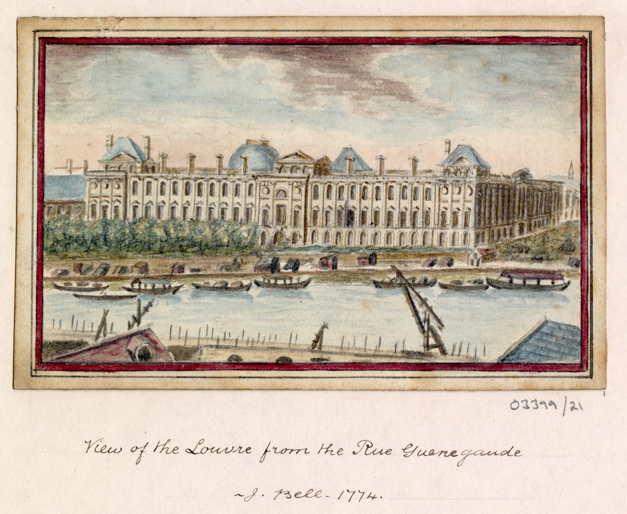 Série skic, pohledy ve Velké Británii, kontinentu a Americe 1772-1778 (akvarel) od British School
