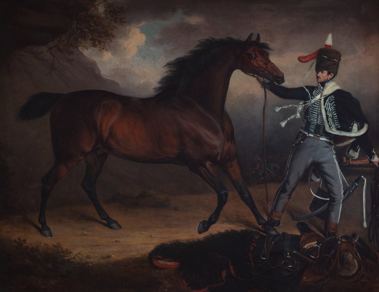 Boots and Saddle, c.1812 (olej na plátně) od British School