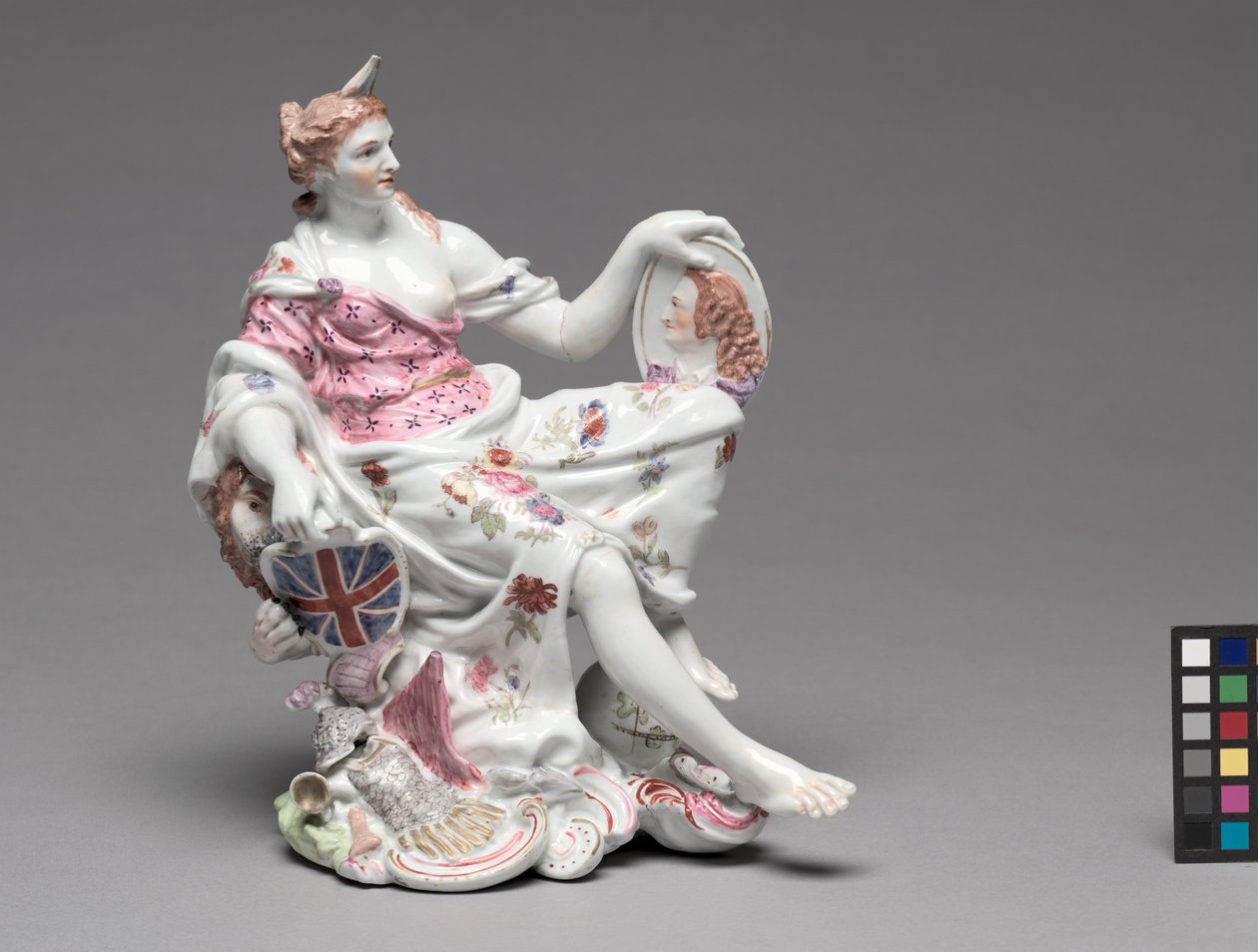 Britannia, Longton Hall Porcelain Factory, kolem roku 1756 od British School