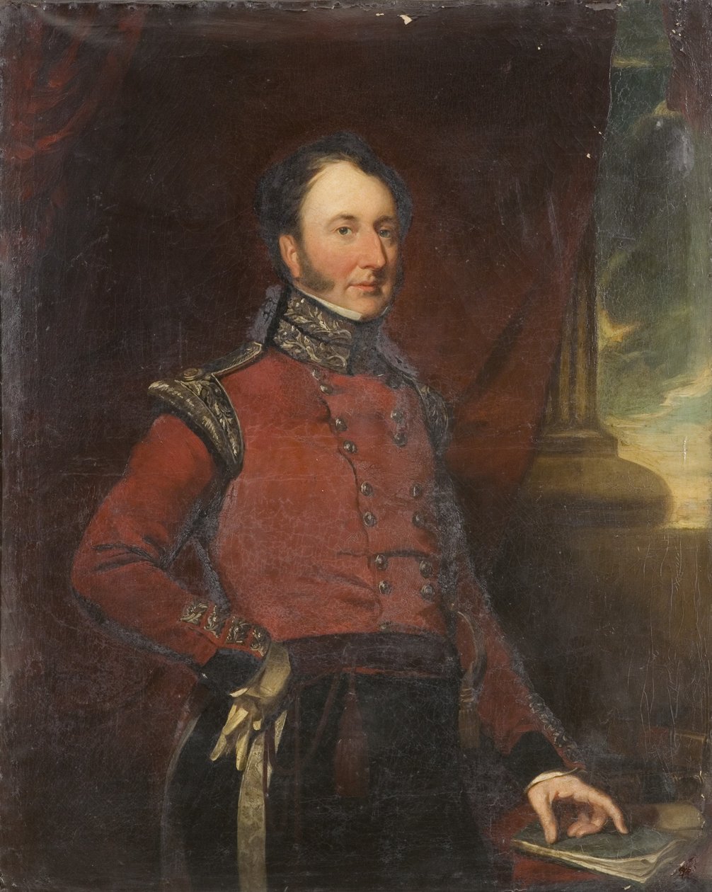 Kapitán Henry Charles Harford z Frenchay Lodge (olej na plátně) od British School