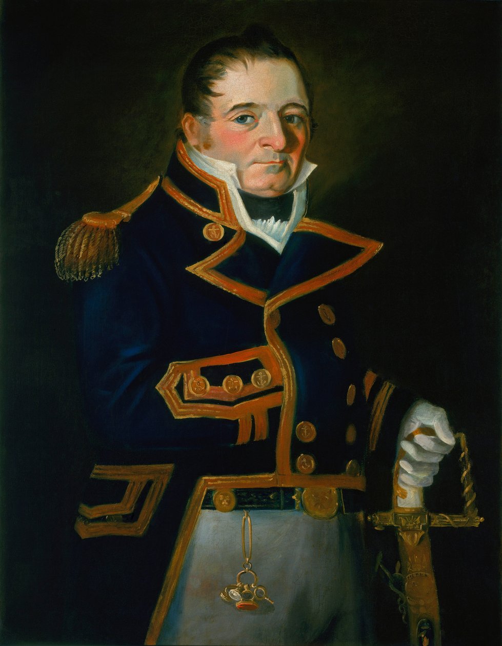 Kapitán John Richards Lapenotiere (1770-1834), asi 1805 (olej na plátně) od British School