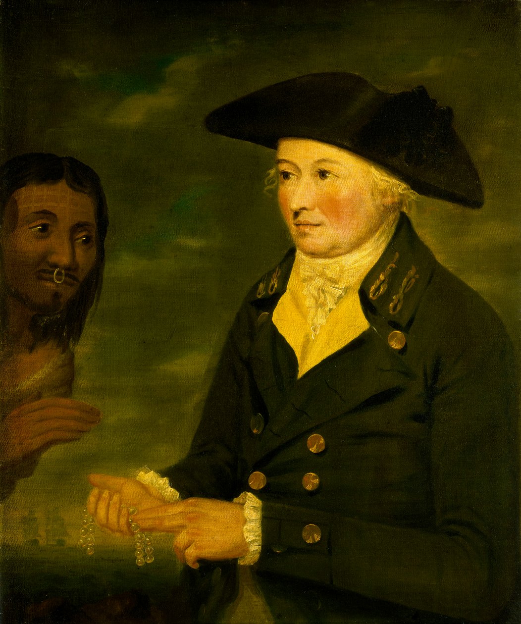 Kapitán Nathaniel Portlock (1747-1817), asi 1788 (olej na plátně) od British School