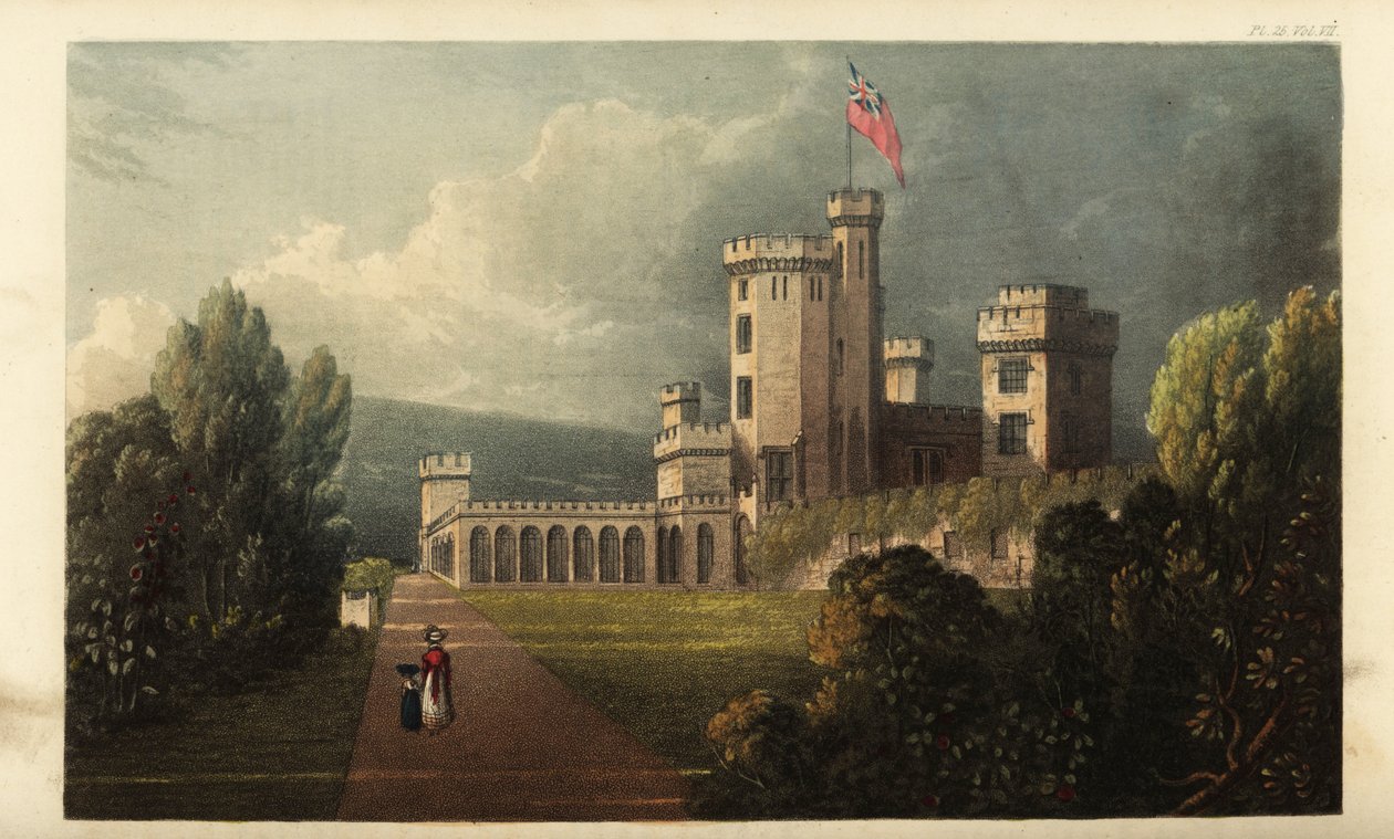 East Cowes Castle, Isle of Wight, sídlo architekta Johna Na od British School