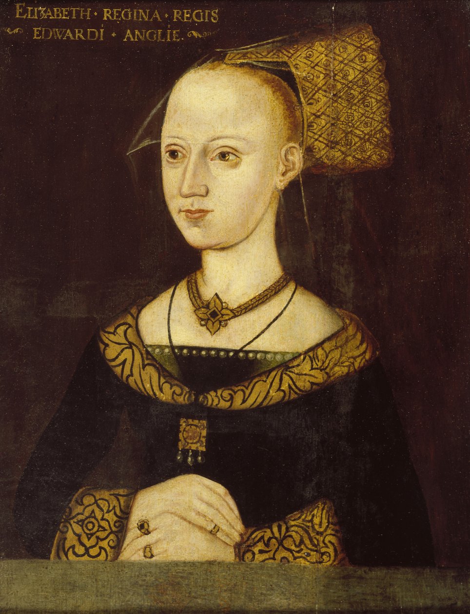 Elizabeth Woodville, královna Edwarda IV, kolem 1500 od British School