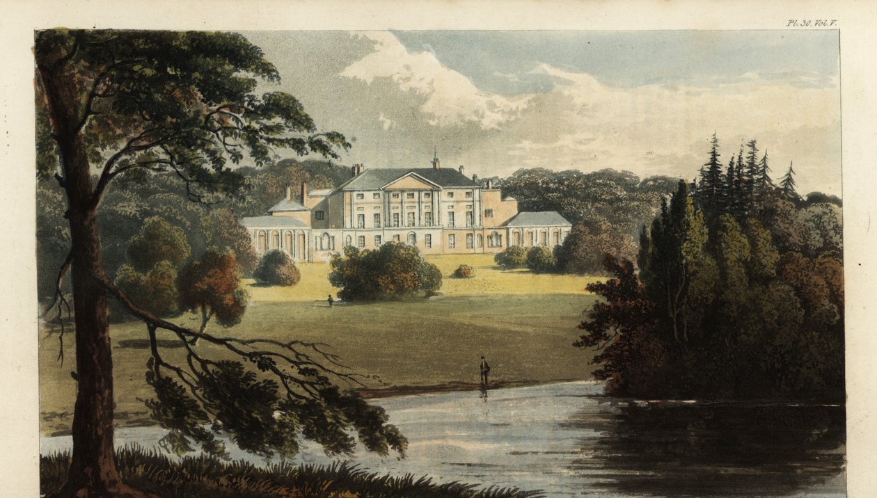 Zámek Enmore, Somerset, sídlo 3. hraběte z Egmontu od British School