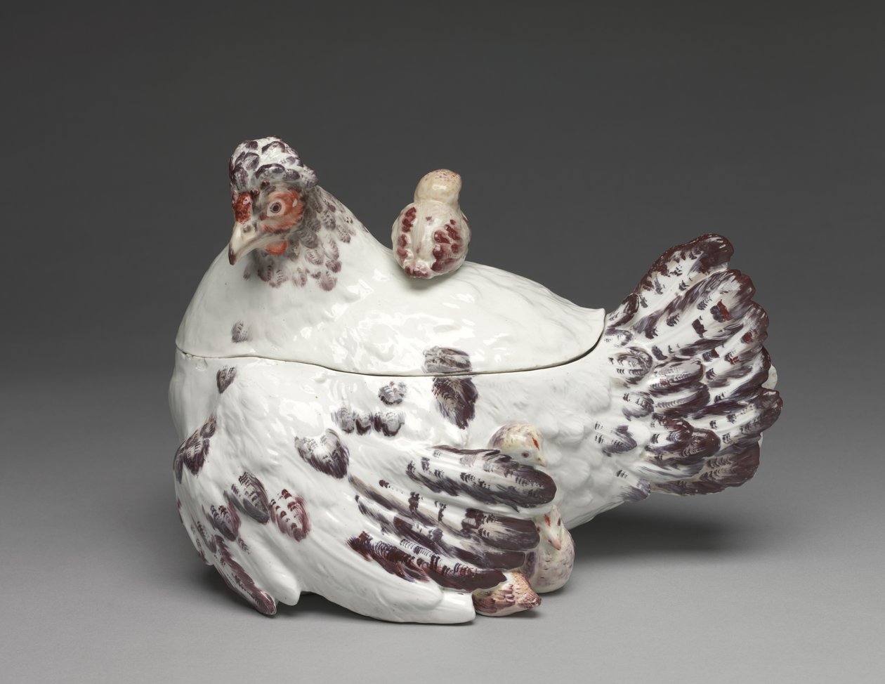 Hen and Chicks Tureen, Chelsea Porcelain Factory, c.1755 od British School