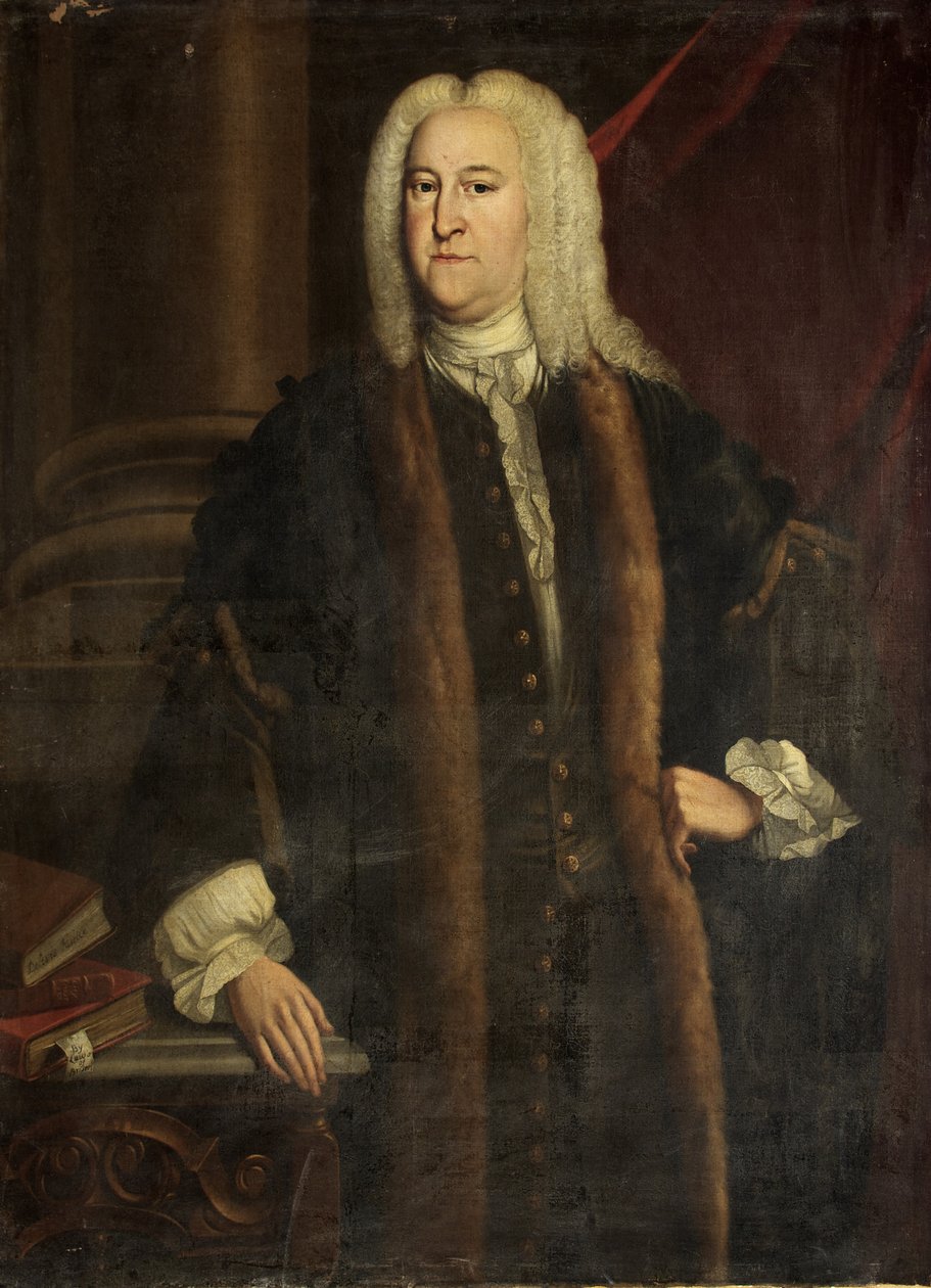 "Soudce Jefferys" [takzvaný], kolem roku 1730 (olej na plátně) od British School