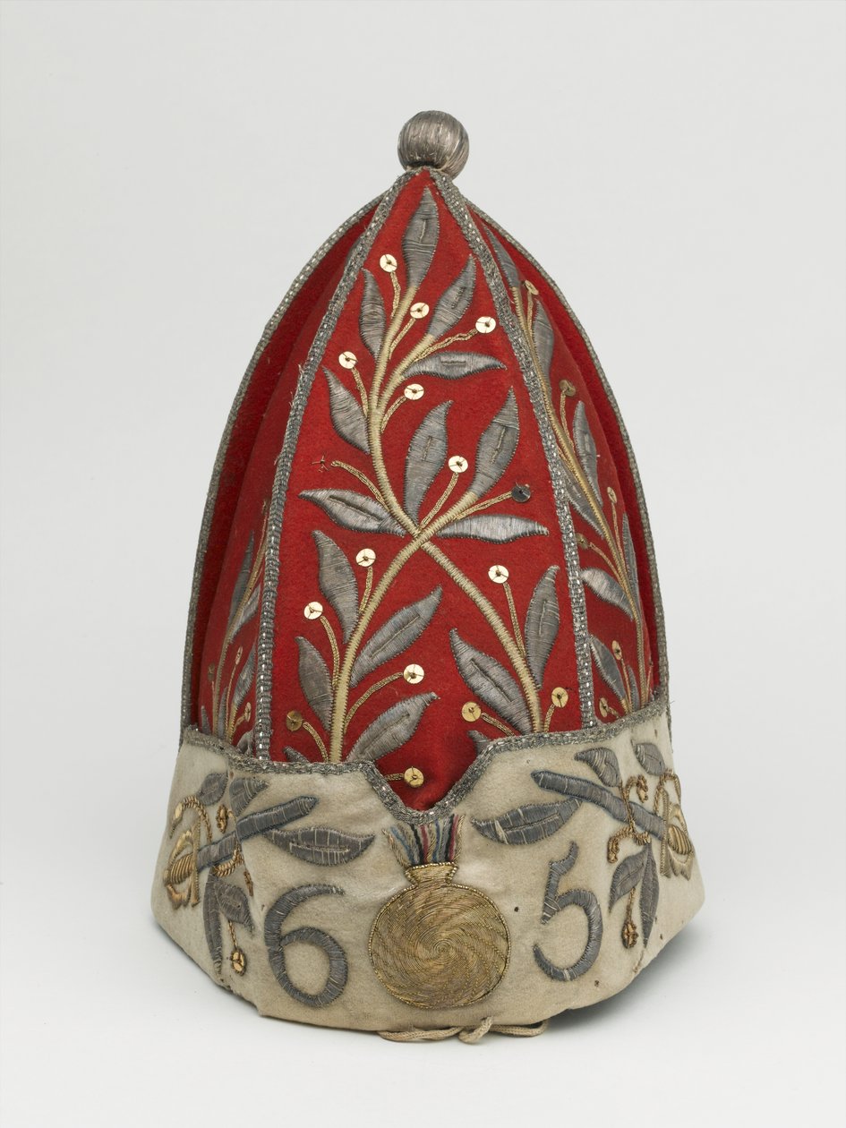 Důstojnická granátnická čepice, 65. pěší pluk, kolem roku 1758 od British School