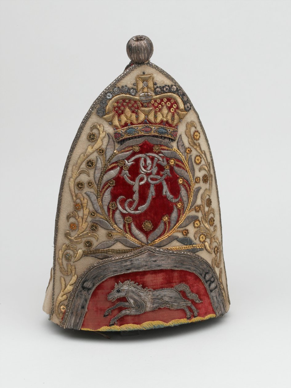 Důstojnická granátnická čepice, 65. pěší pluk, kolem roku 1758 od British School