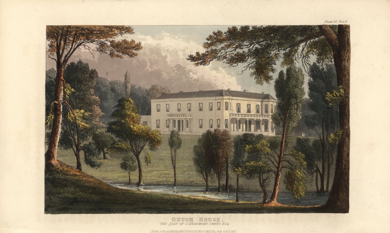 Oxton House, Devon, sídlo reverenda Johna Beaumonta Swetea od British School