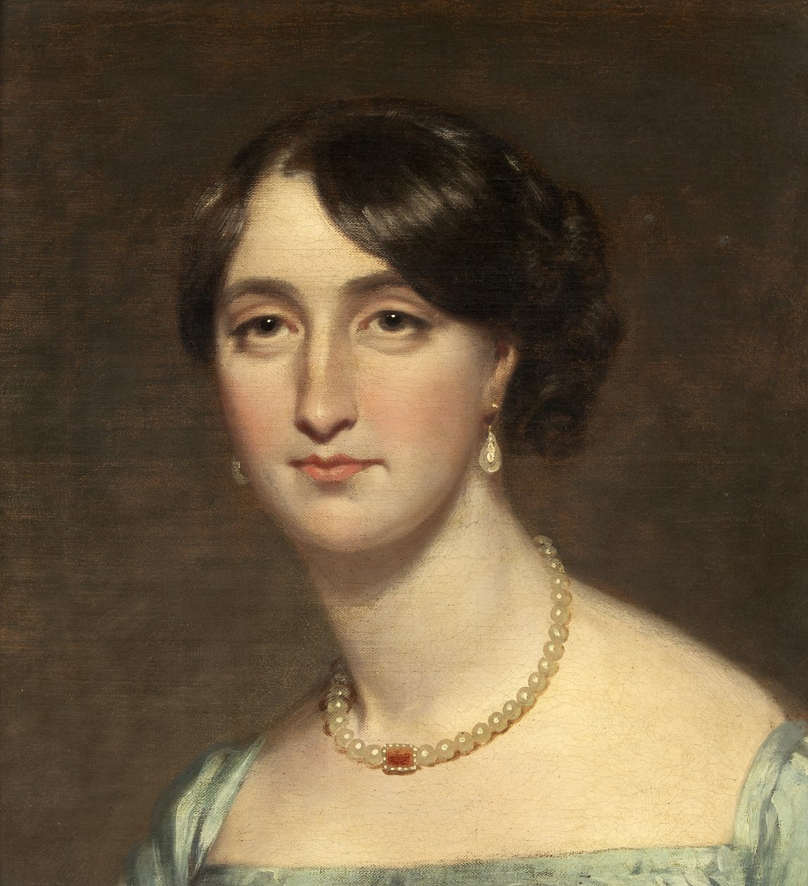 Portrét Fanny Kemble, kolem roku 1830 (olej na plátně) od British School