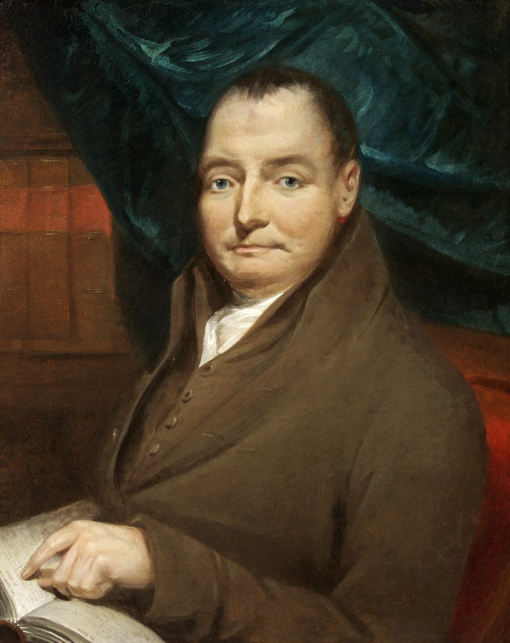 Portrét Johna Birtilla, cca 1800 (olej na plátně) od British School
