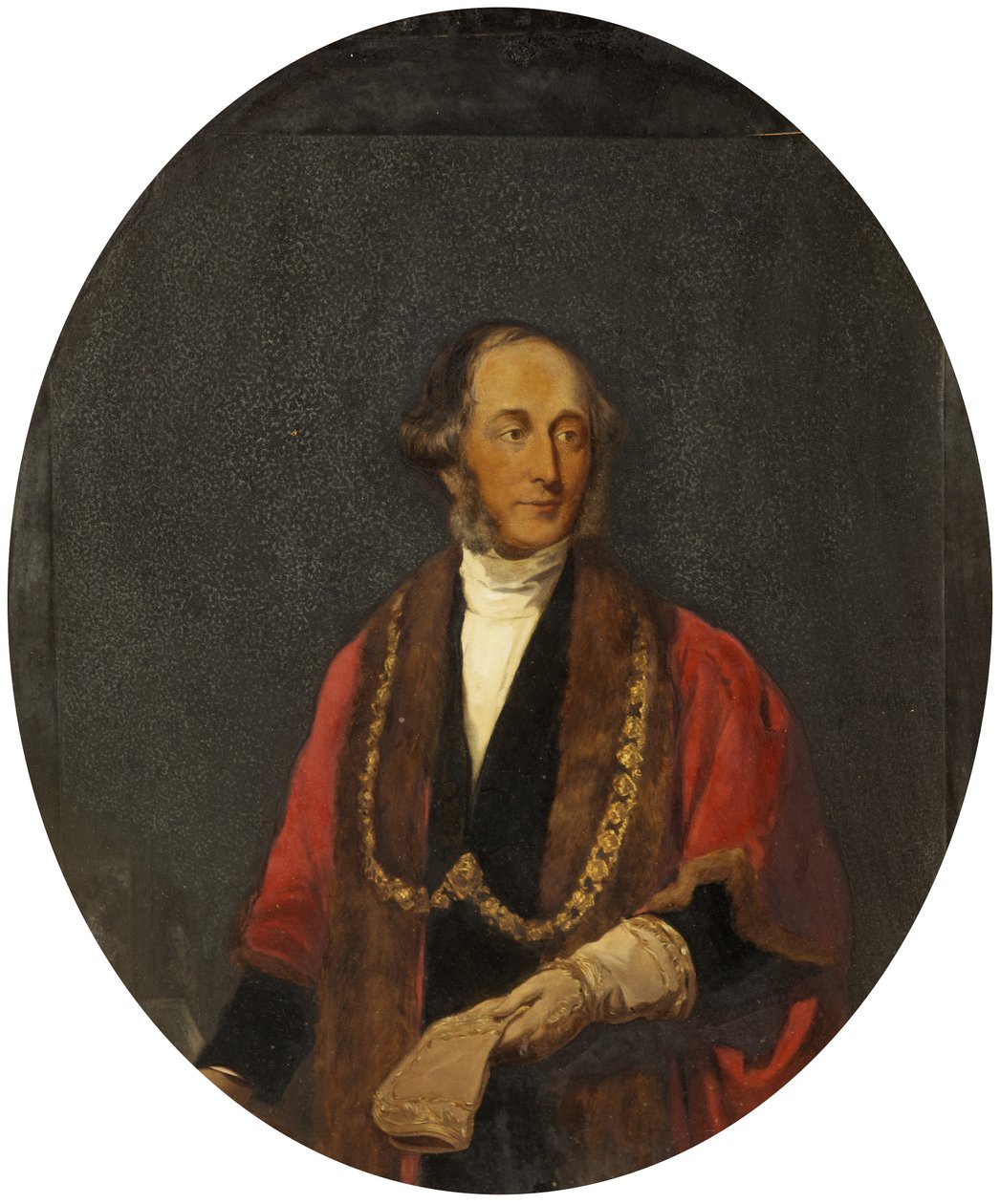 Portrét Johna George Shawa, kolem 1853-54 (olej na plátně) od British School