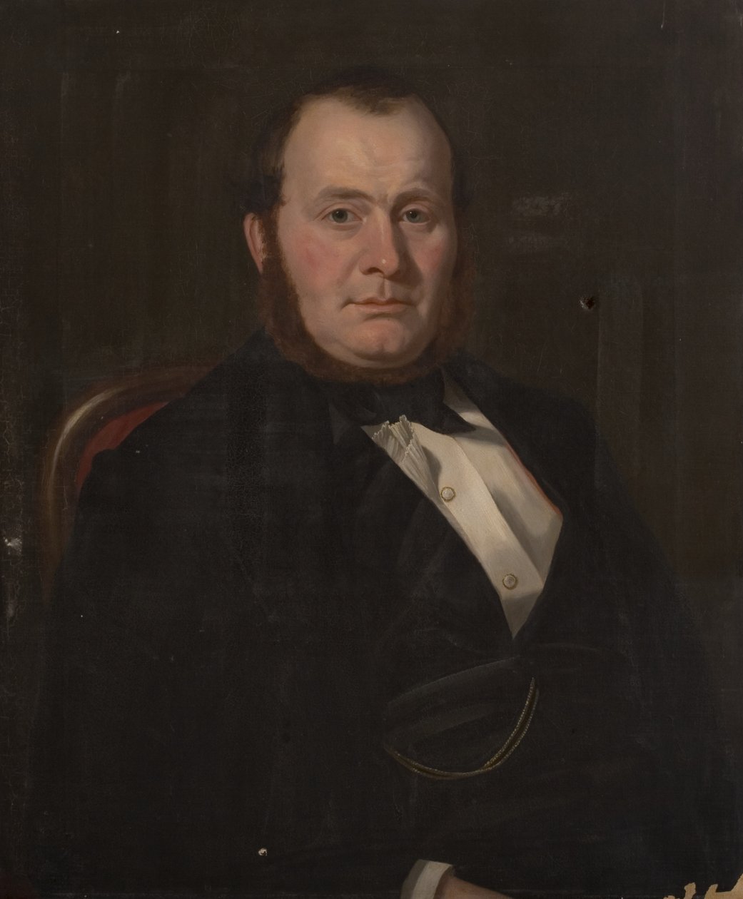Portrét neznámého muže, kolem roku 1840 (olej na plátně) od British School