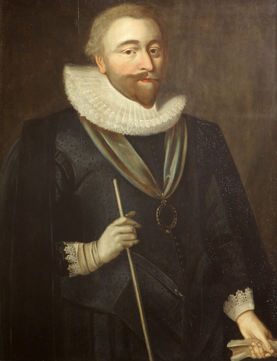 Richard Weston, hrabě z Portlandu, Lord High Treasurer, kolem 1630 (olej na panelu) od British School