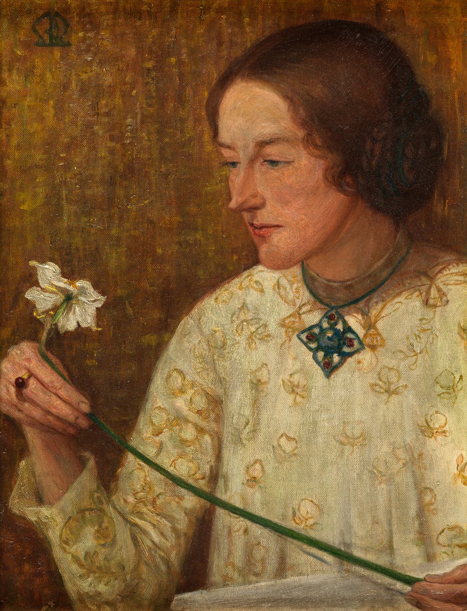 Narcis (olej na plátně) od British School